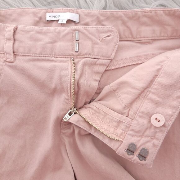Vince. Solid Pink Womens Size 8 Capri - Picture 6 of 8